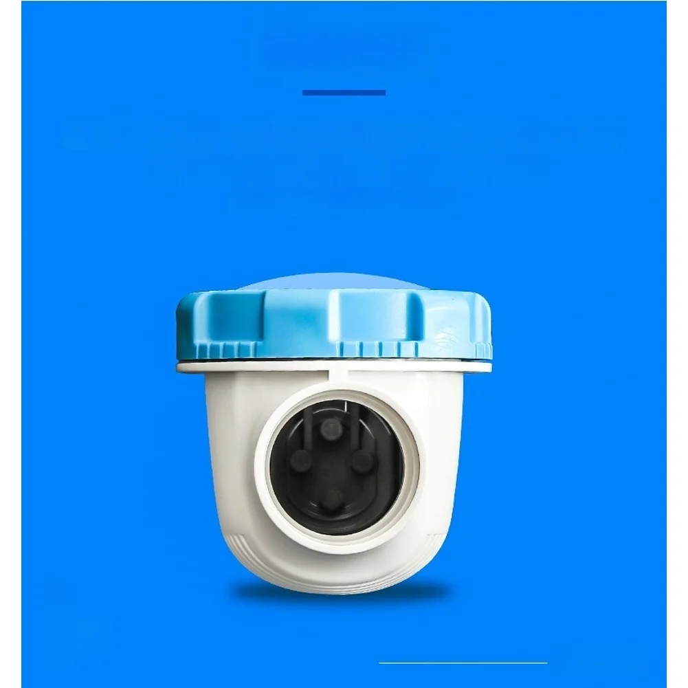 2 Inch PVC Pool Check Valve with Transparent Lid for Water Flow Control and Backflow Prevention in Swimming Pools