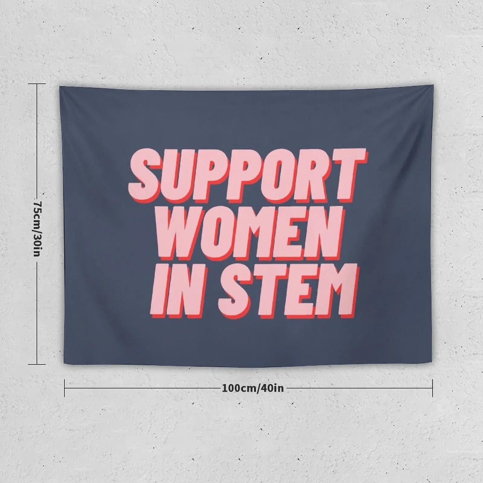 Support Women In Stem Tapestry Home And Comfort Decor Room Decoration Accessories On The Wall Tapestry