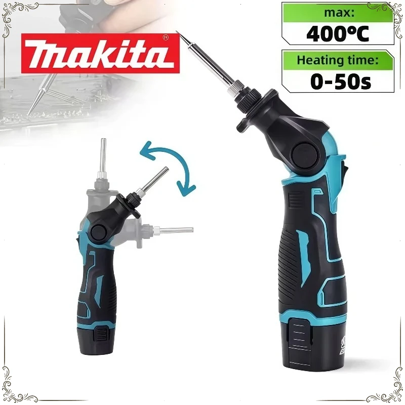 

Электрический паяльник Makita с регулируемым углом наклона 0–90° ° Портативный паяльник с постоянной температурой для сварочных работ