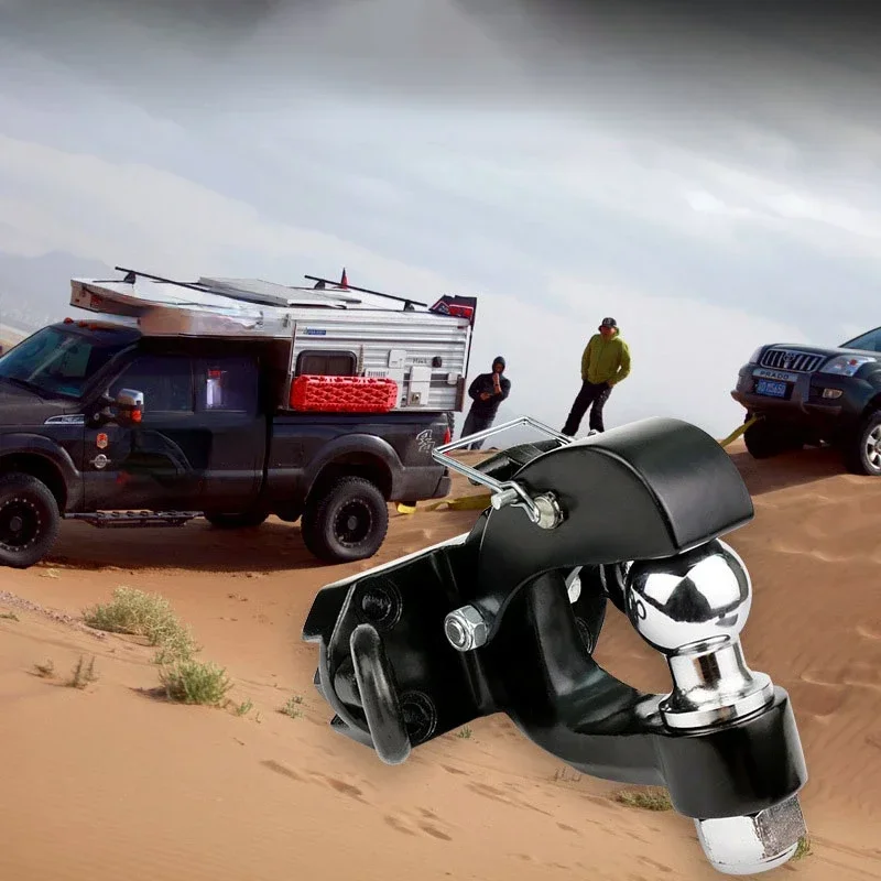 Trailer Hitch Ball Mount With Hook Towing For Vehicle Recovery Off-Road Anti-collision And Anti-Rear-End Off-Road Accessories