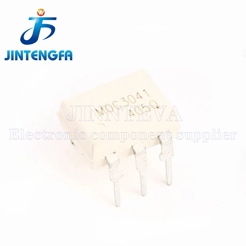 10PCS MOC3021 DIP-6 SMD-6 MOC3021M MOC3021SR2M Random Phase Triac Driver Output Optocoupler White IC