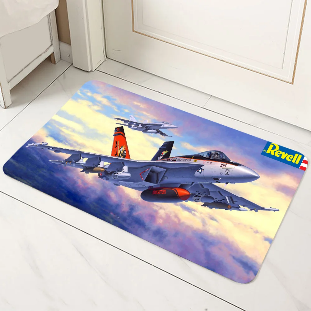 R-Revell Model Foot Mat Kitchen Carpet for Bedroom Bathroom Floor Mats Children Room Mat Doormat Exterior House Entrance Balcony