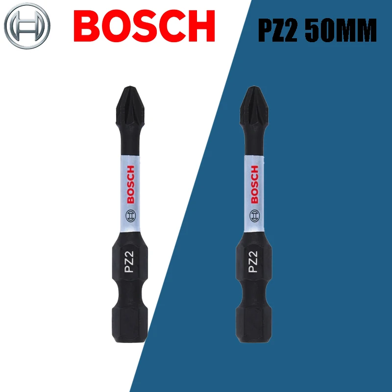 Сверло ударное BOSCH PH1/2/3 PZ2/3 50 мм, высокоскоростная стальная износостойкая плотничная долота, аксессуары для электроинструментов, оригинал