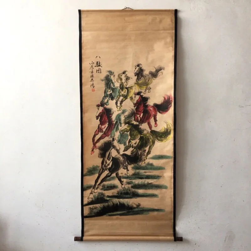 

Antique Miscellaneous Manufacturer Wholesale Calligraphy and Painting Hall Painting Vintage Imitation Antique Office Living Room