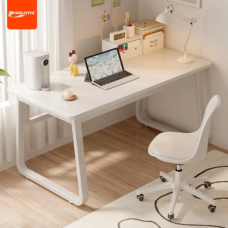 

Aoliviya Computer Desk Simple Girl Bedroom Small Table Student Desk Writing Desk Workbench Small Apartment Home