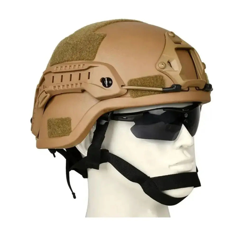 Spot IOS Certified FAST 100% Aramid PE High-Cut Bulletproof Helmet Thickened Level Iiia .44 Bulletproof Helmet Military Helmet