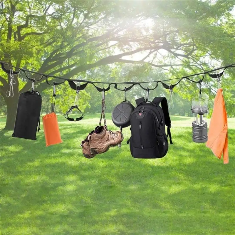 

U2JB Thin Polyester Rope for Drying Clothes and Suspended Gear in Camping
