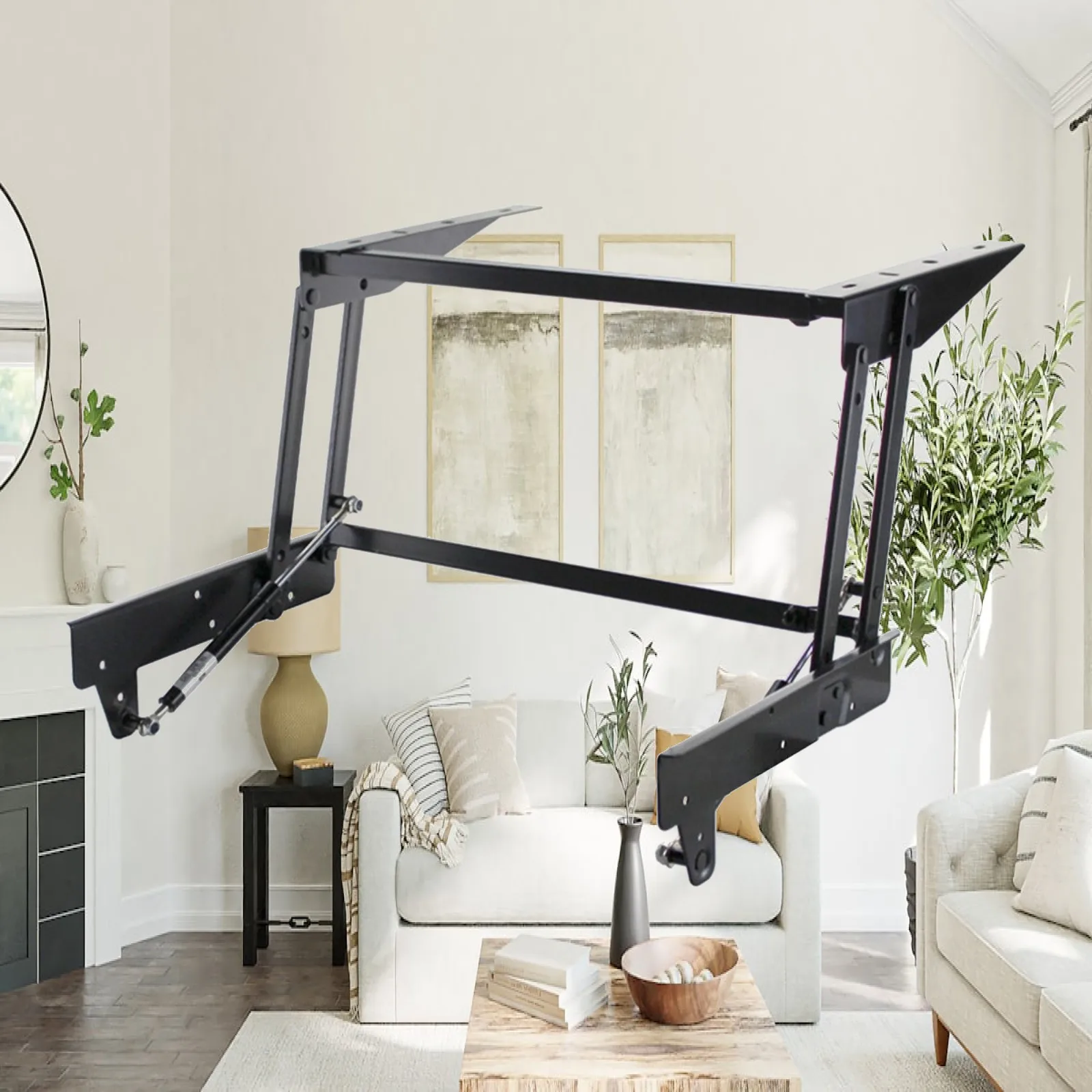 DIY Coffee Table Gas Hydraulic Hinge Folding Stand with Antirust Coating