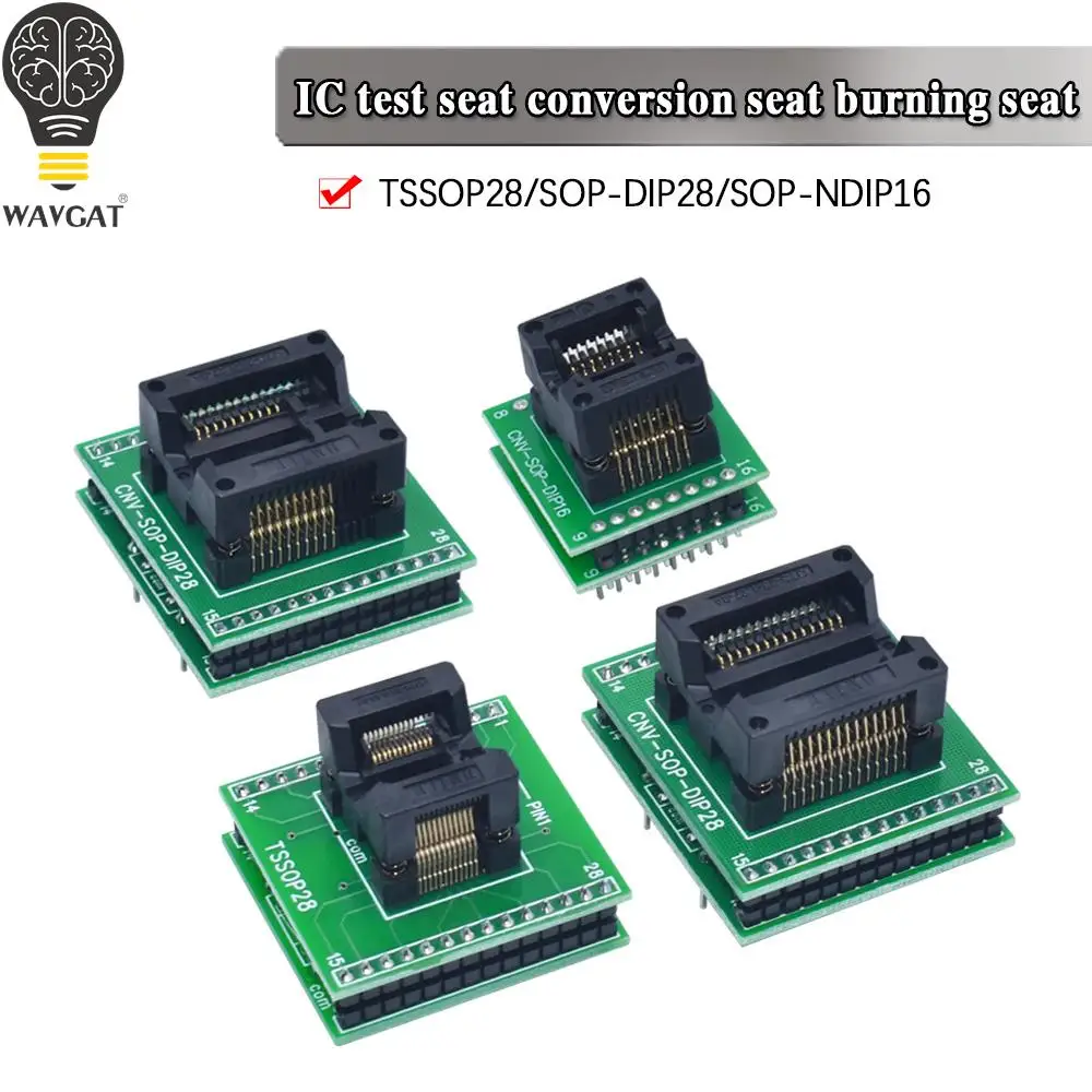 WAVGAT CNV-SOP-NDIP-16 28 Burning seat Test seat conversion seat SOP16 SOP28 TSSOP28 dip