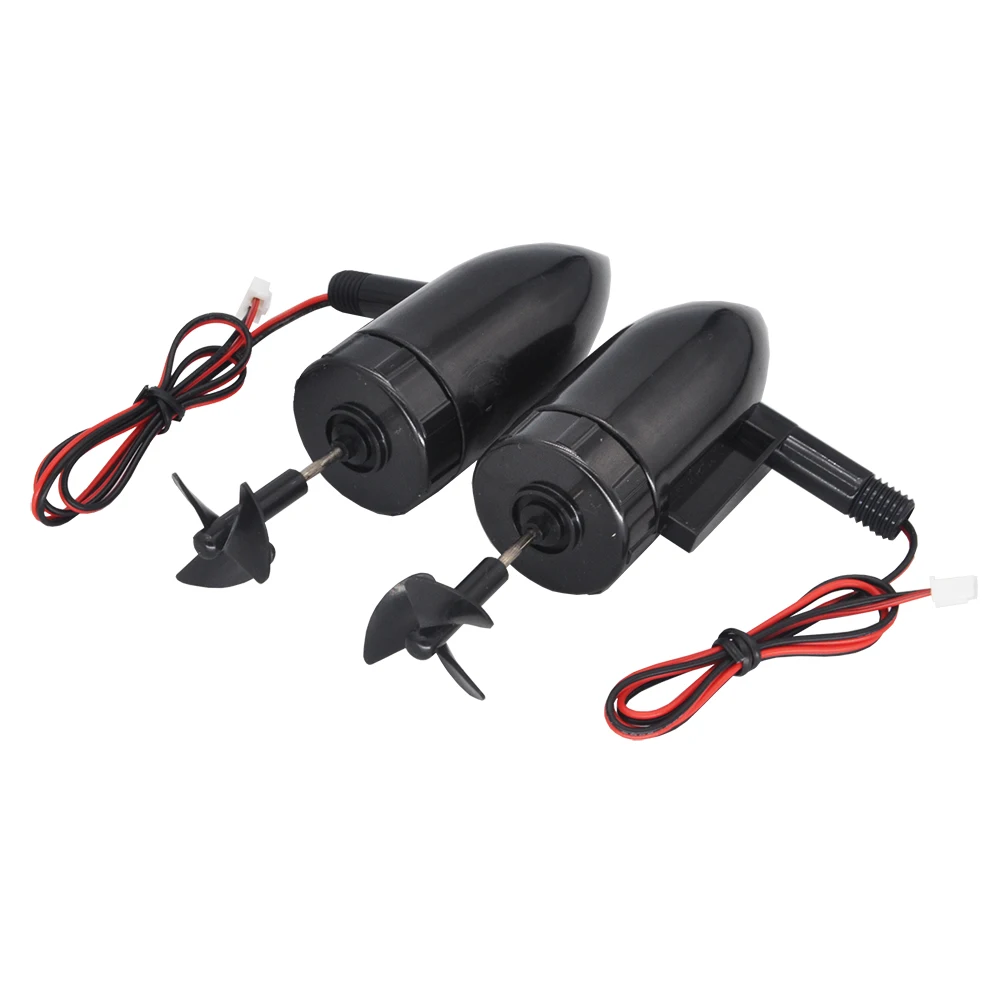 7.4V 12V 수중 스러스터 390 브러시 모터 엔진 13cm 방수 프로펠러, RC 미끼 보트 부품 용 3 블레이드 프로펠러 포함