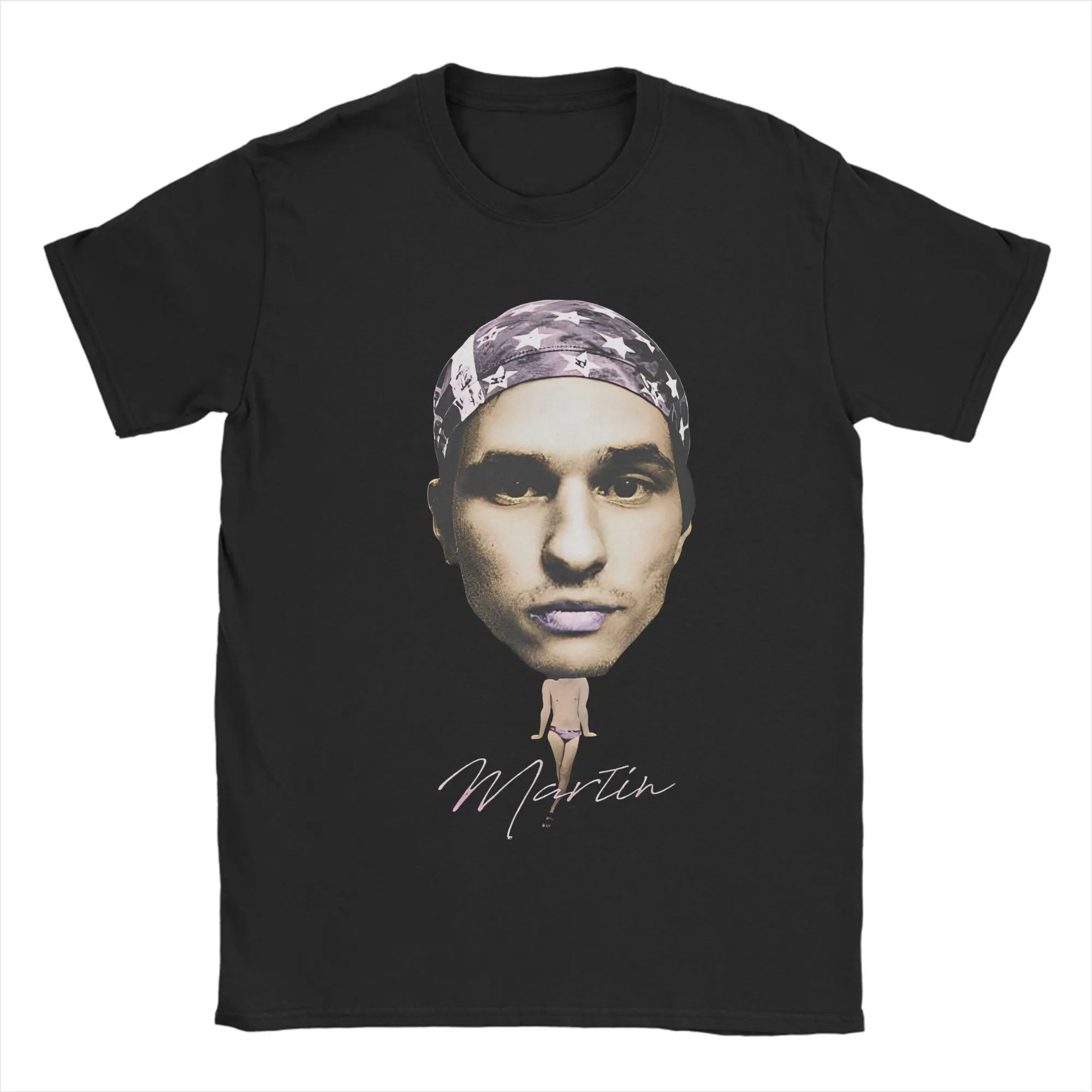 Slushy Noobz Martin T Shirt Men's  Pure Cotton Leisure T-Shirt Crewneck  Tee Shirt Short Sleeve Tops Gift Idea