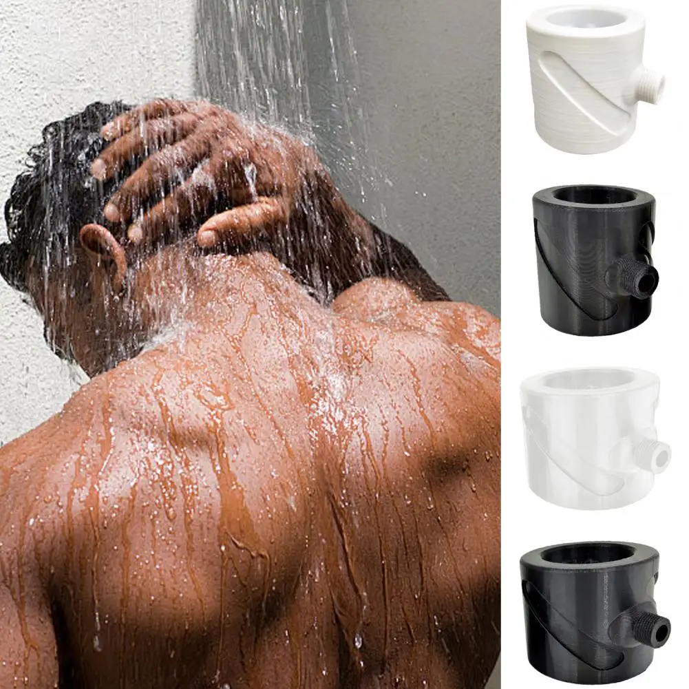 Universal Shower Head Connector Powerful Hydromassage Shower Head with 360-degree Spiral Nozzle High Pressure Filtered Shower