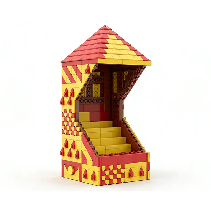 742 STUKS Star Battle HP House Stand MOC Aanpasbare Modulaire Bouwblok Technologie Kinderen Eenvoudige Creatieve DIY Vakantie Speelgoed Cadeaus