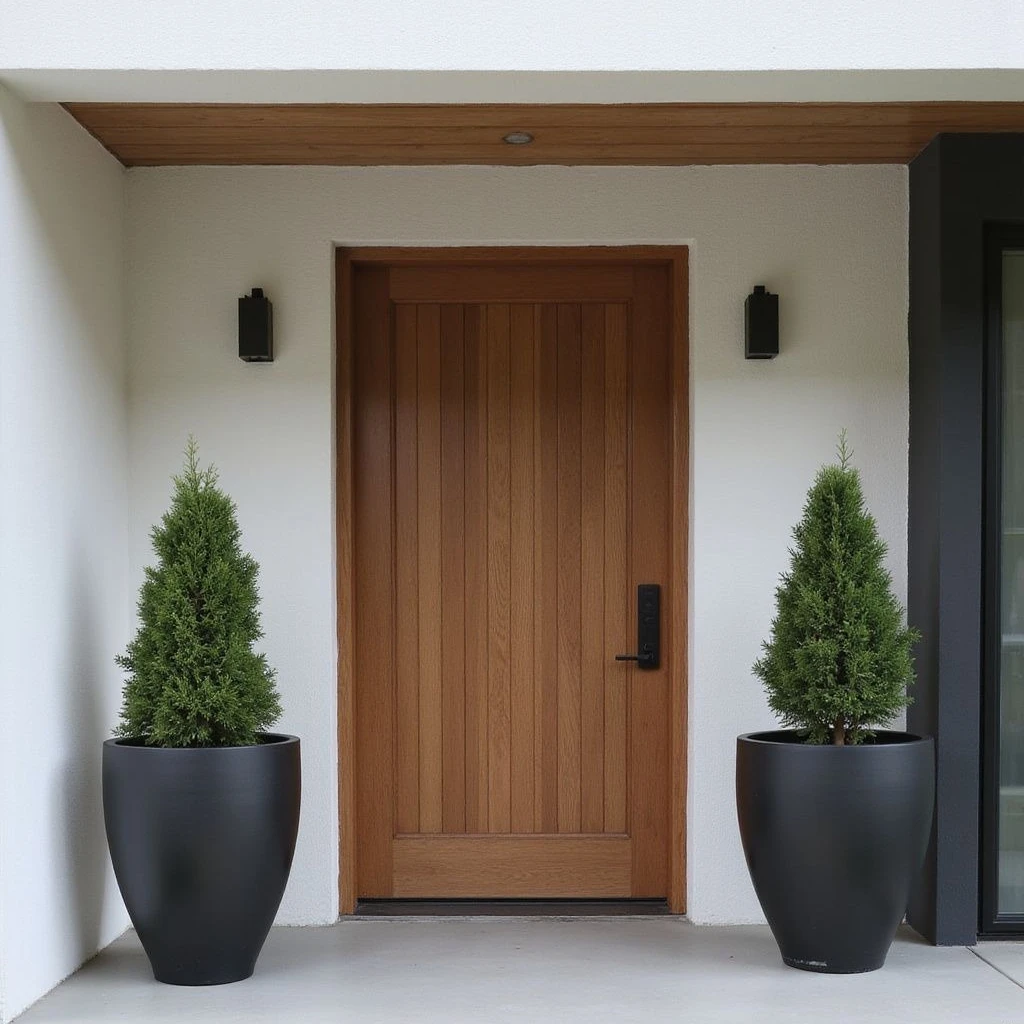 

Modern Minimalist Security Entry Front Door for House Latest Anti-Theft Thermal Insulation Aluminum Alloy Panel Entrance Doors