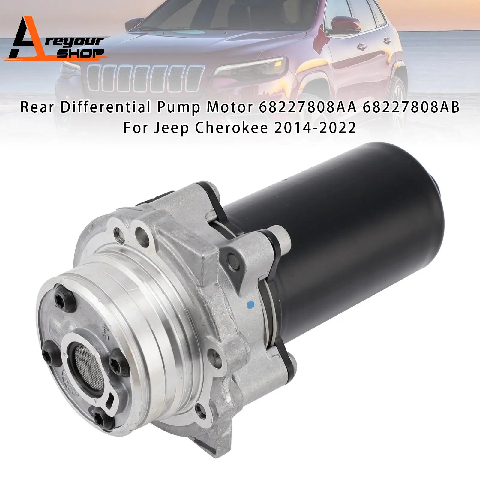 

Rear Differential Pump Motor 68227808AA 68227808AB for Jeep Cherokee 2014 2015 2016 2017 2018 2019 2020 2021 2022