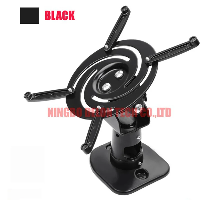 DL-PM3S 13.6kg universal full motion tilt swivel ALUMINUM projector ceiling mounted bracket rack  silver
