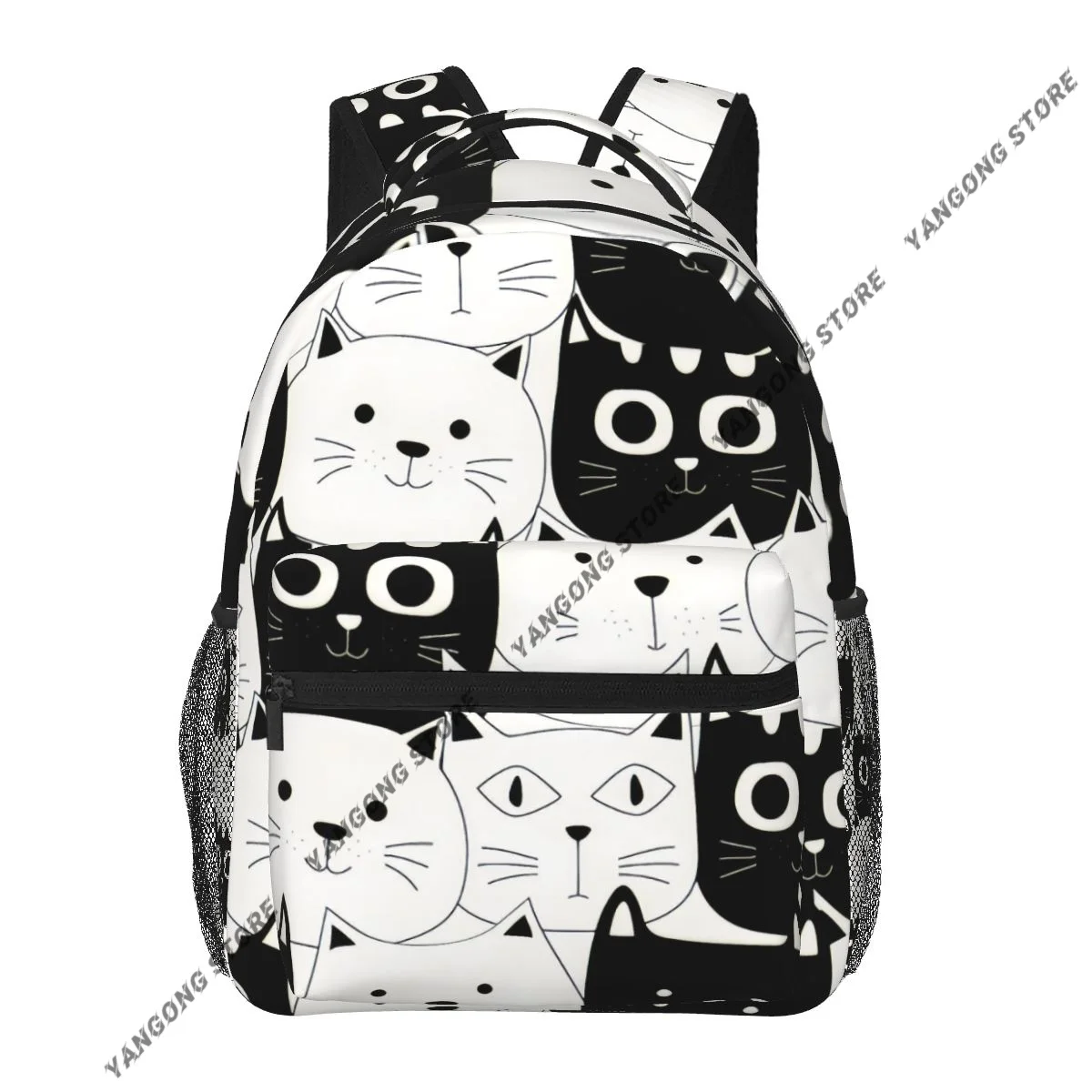 

Backpack Casual Travel Bag Cat Pattern School Bag Fashion Shoulder Bag For Teenage Girl Bagpack
