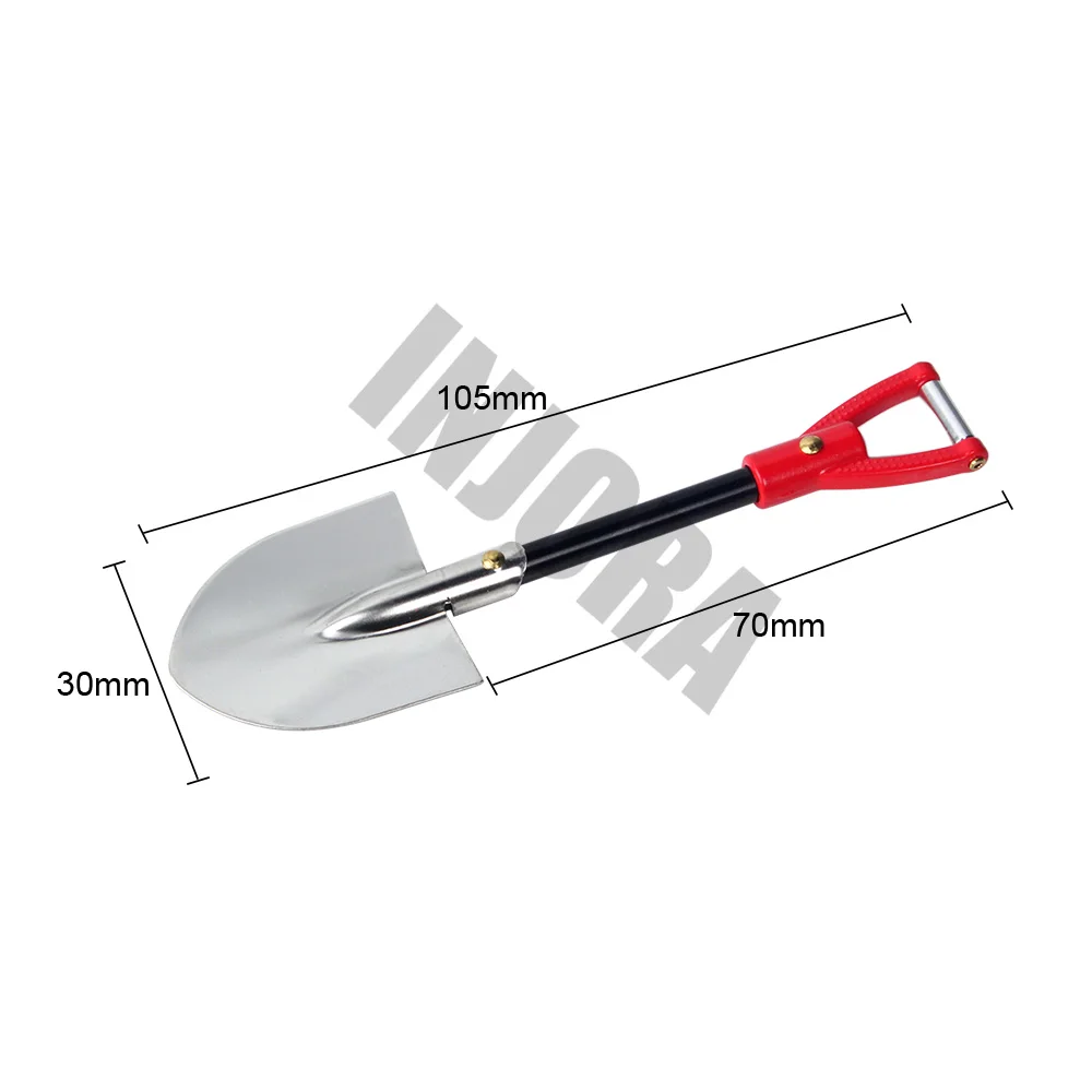 RC Rock Crawler 1:10 Metal Scale Shovel for TAMIYA CC01 Axial SCX10 D90 D110 RC Climbing Truck Car Decorative Tools