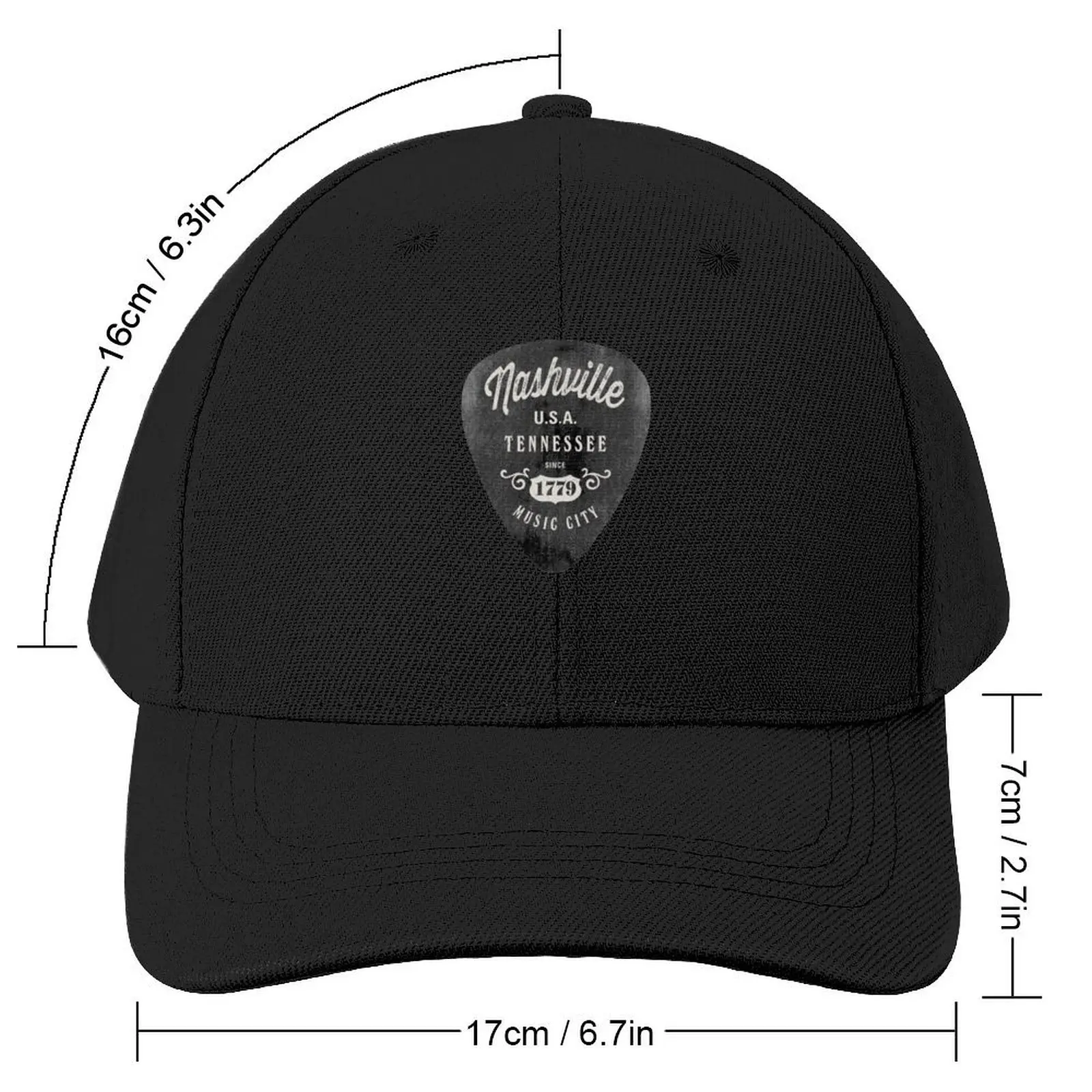 Nashville Music City USA Vintage Shirt Baseball Cap Hat Man For The Sun Gentleman Hat Men's Baseball Women's