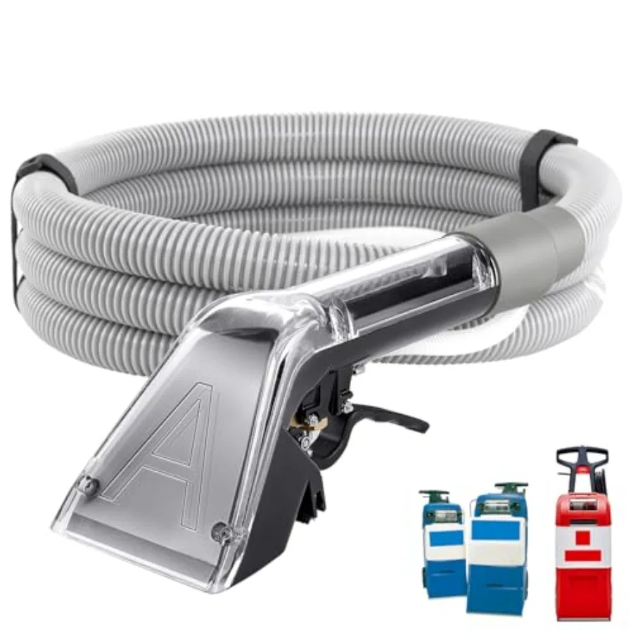 

Upgrade Universal Upholstery Attachment with 12-FT Hose, Compatible with Rug Doctor Mighty Pro, X3, Wide Track Carpet Cleaner,