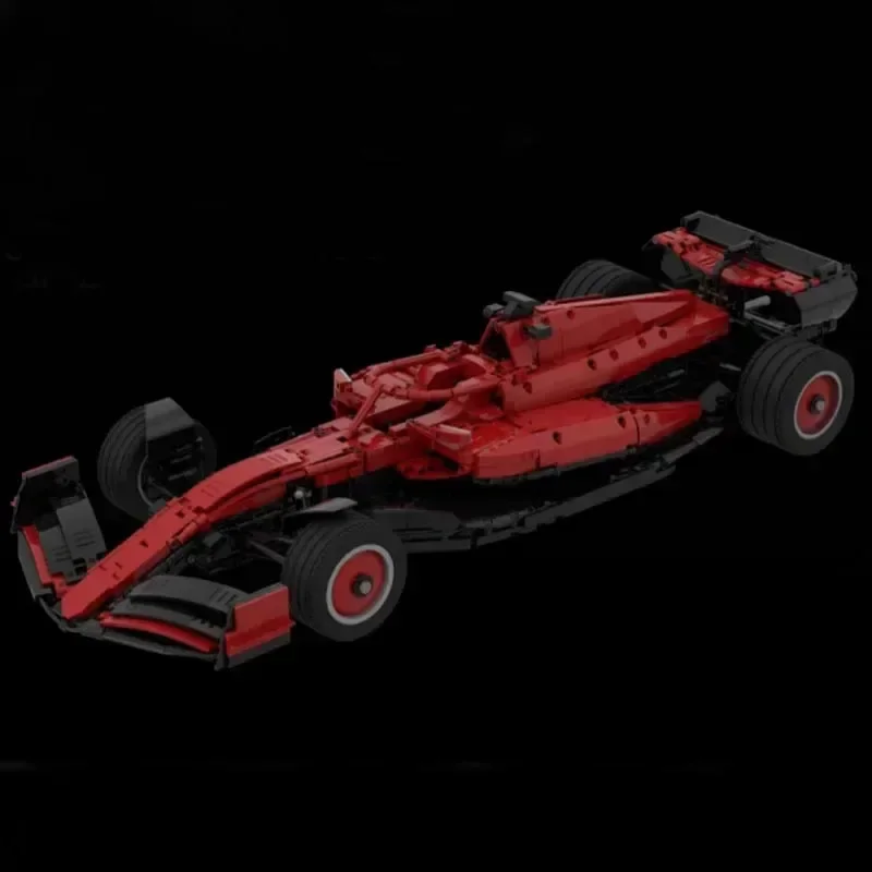 MOC-175601 Red New Super F1 SF-24 Racing Building Block Model 3365 Parts 1:8 Scale Kids Birthday Building Blocks Toy Gift