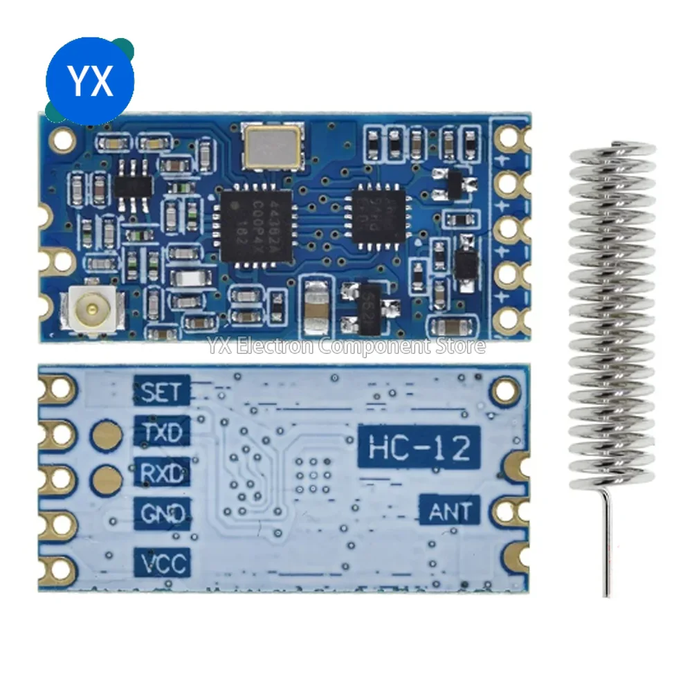 HC-12 Transmissão Transceptor Sem Fio, Módulo De Comunicação Serial, 433m, 10Pcs