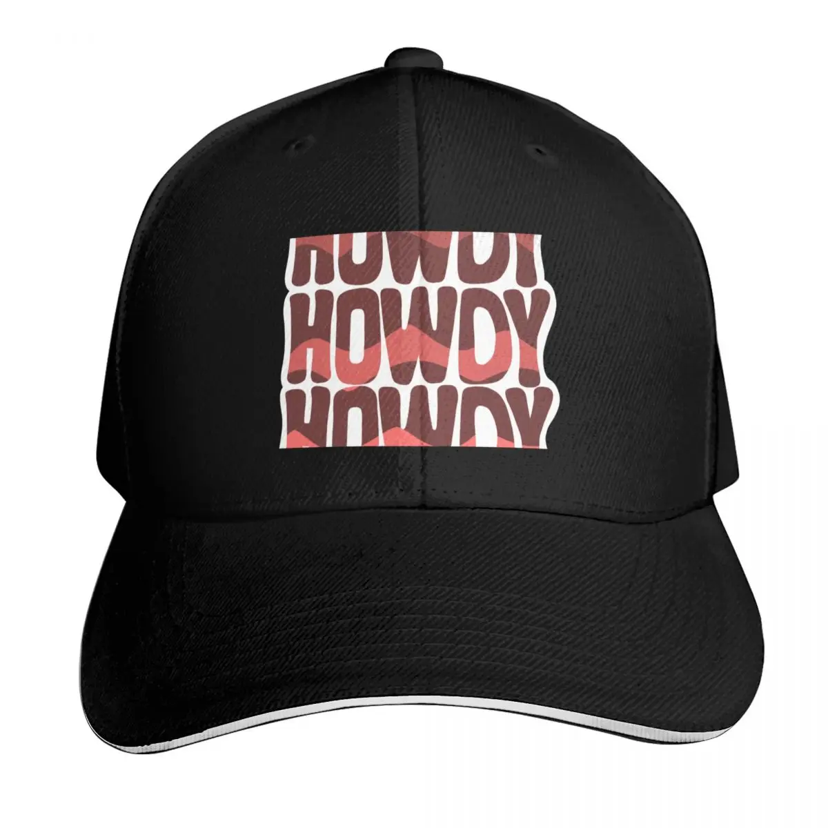 Howdy Howdy Howdy Baseball Cap Vintage Retro Embroidered Lightweight Packable Gift for Him Her