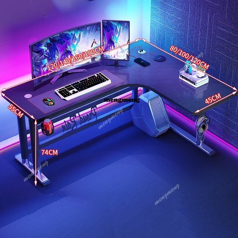Storage Gaming Computer Desks Mouse Pad Monitor Stand Office Organizers Table Pc Keyboard Mesas De Computador Home Furniture