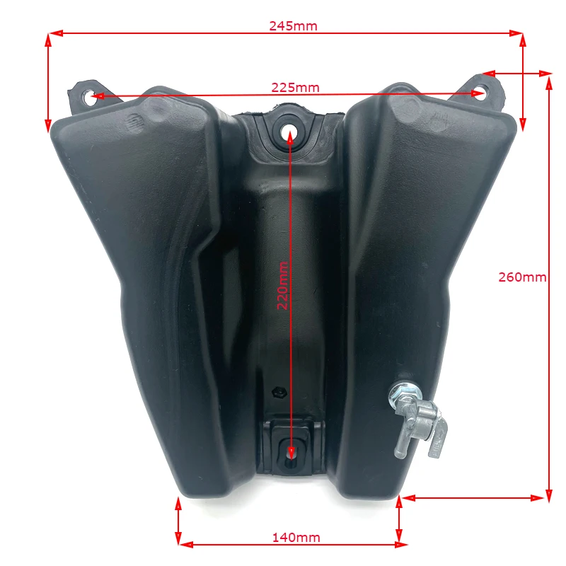 Motorcycle Fuel Gas Tank With Petcock For Honda XR CRF XR50 CRF50 50 50cc 70cc 90cc 110cc SSR Coolster SDG Dirt Pit Bike