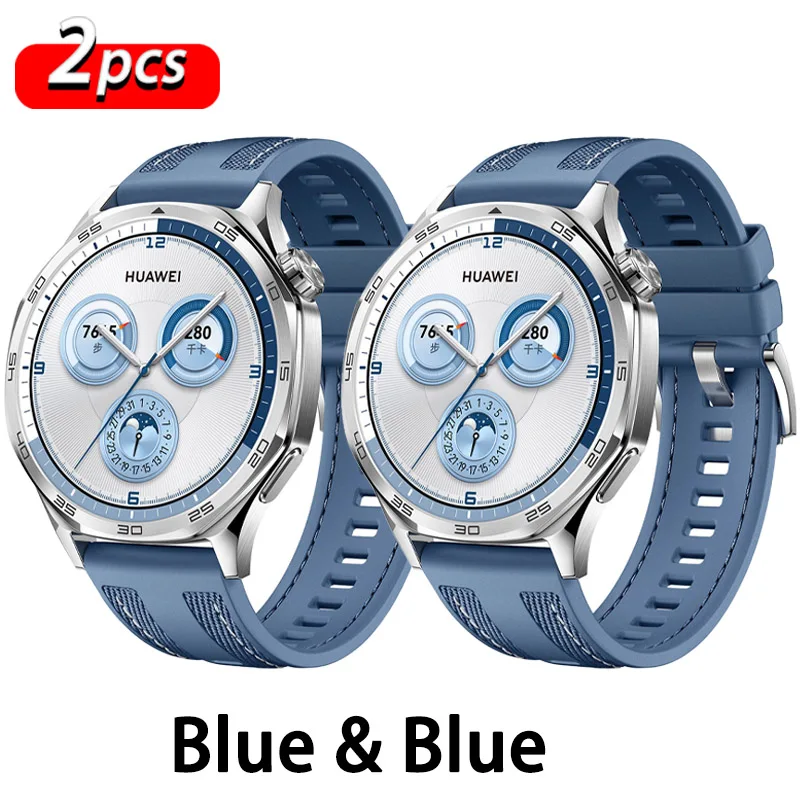 CRESTED Offizielles 22-mm-Nylonarmband für Huawei Watch GT 6 5 4 46 mm/Watch 4 5 6 Pro/GT 6 5 3 2 Pro 46 mm Verbund-Silikonarmband 8