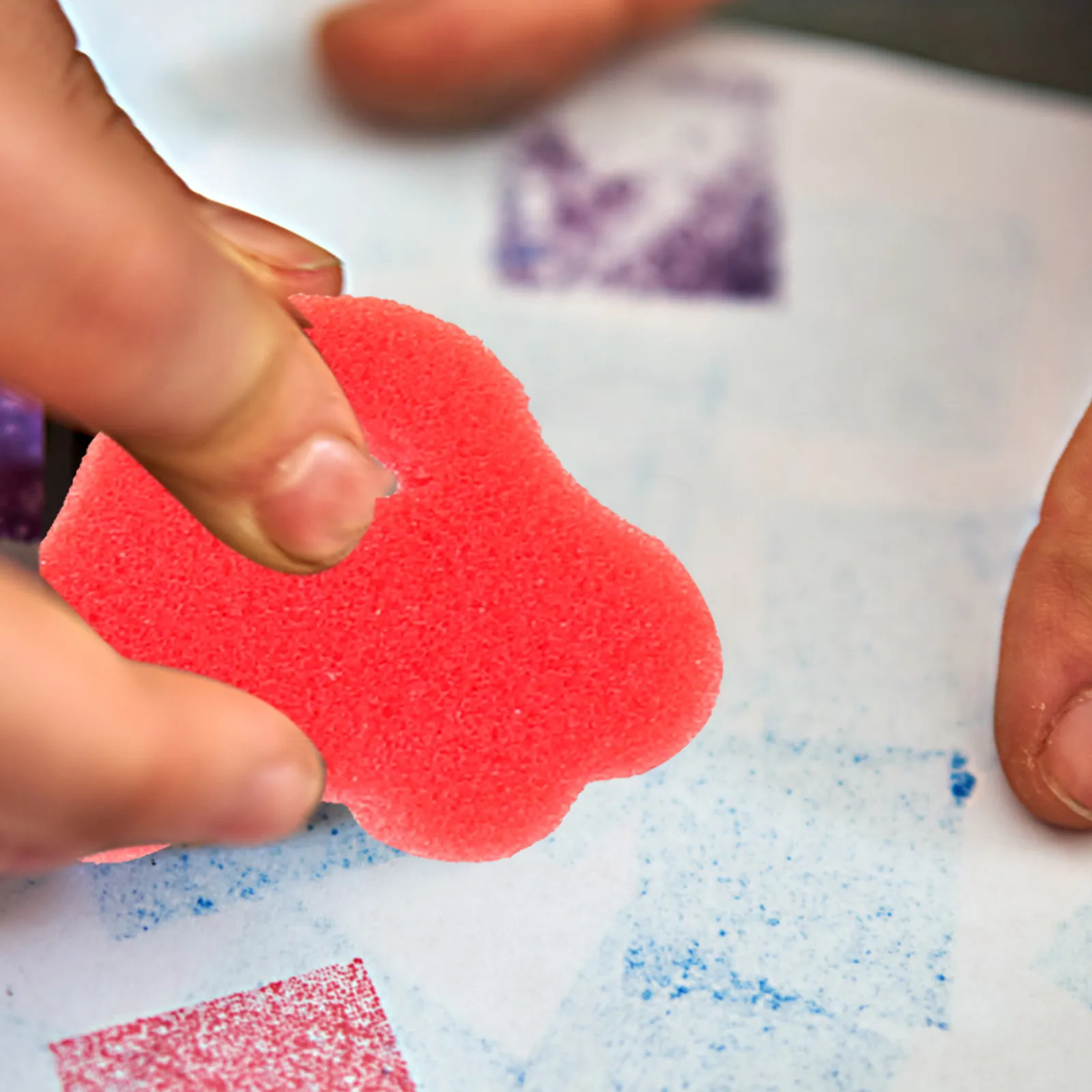 

24Pcs Painting Sponge Brush Set Smooth Material Reusable DIY Sponges for Drawing Graffiti Creative Gifts