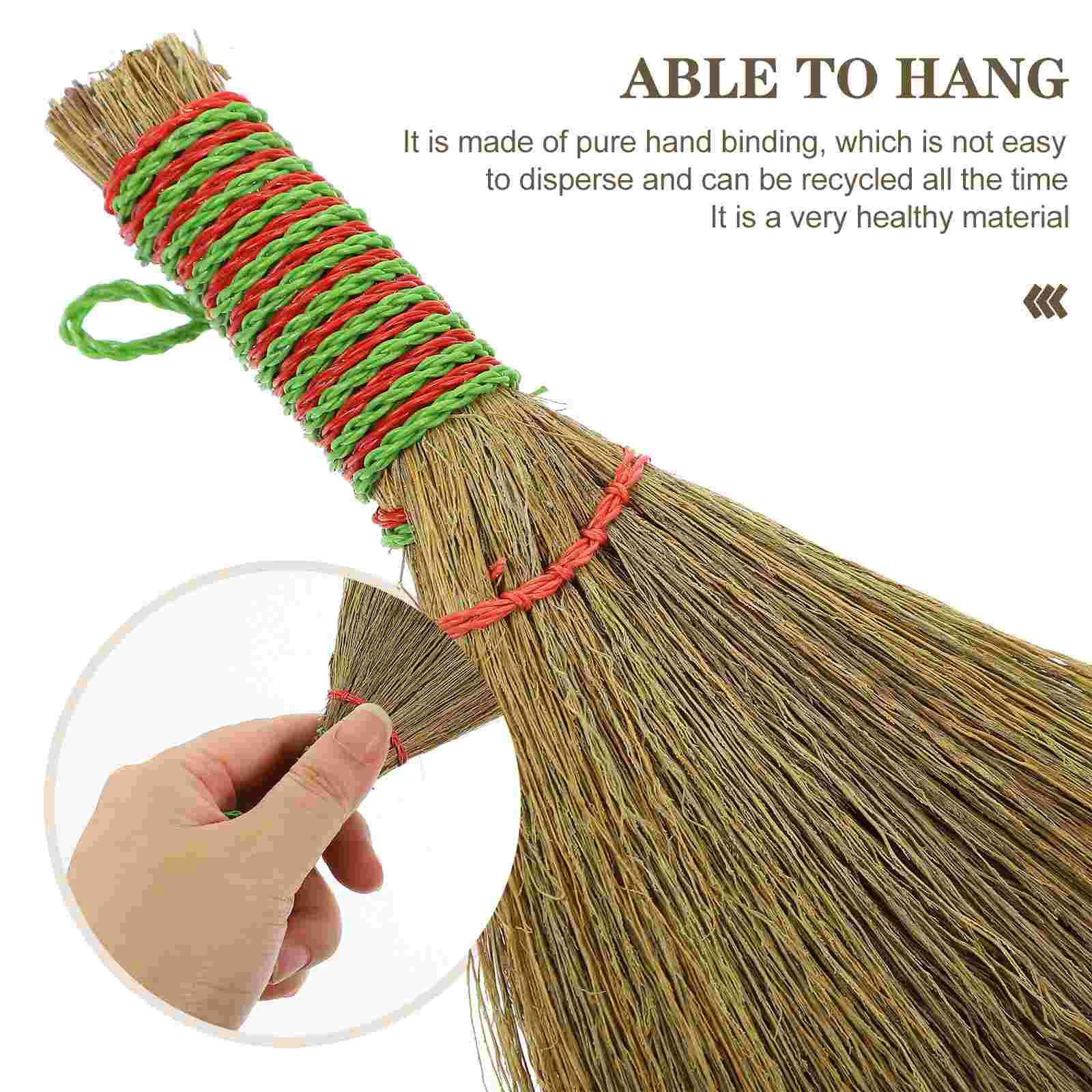 2-delig Decor Keuken Schoonmaken Bezem Kleine Mini Bezems Sweep Miscanthus Handleiding Kind