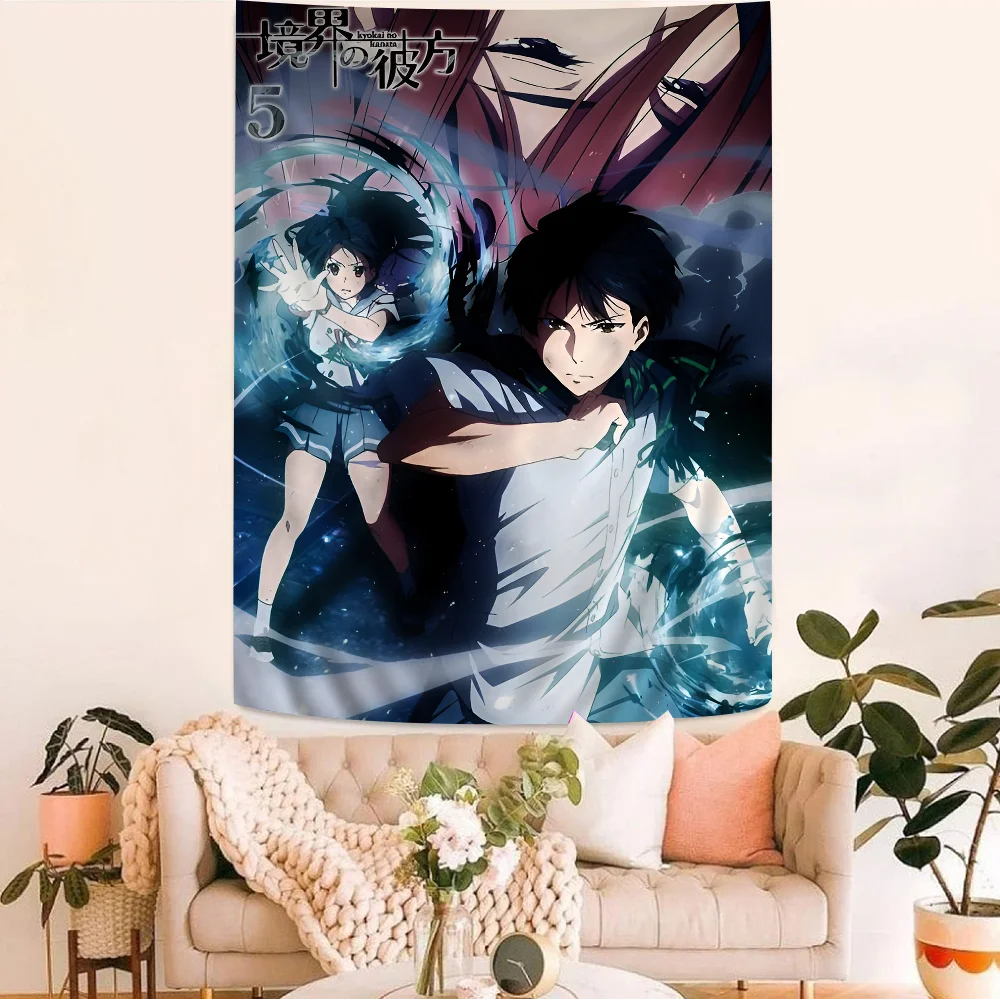 Anime B-Beyond The B-Boundary Printed Large Wall Tapestry Hanging Tarot Hippie Wall Rugs Dorm Home Decor