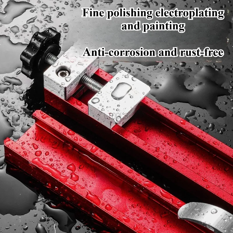 

Cutting Machine Adjustable Base Guide Rail 240/360mm Aluminum Alloy Guide Rail Woodworking Cutting and Milling Auxiliary Tools