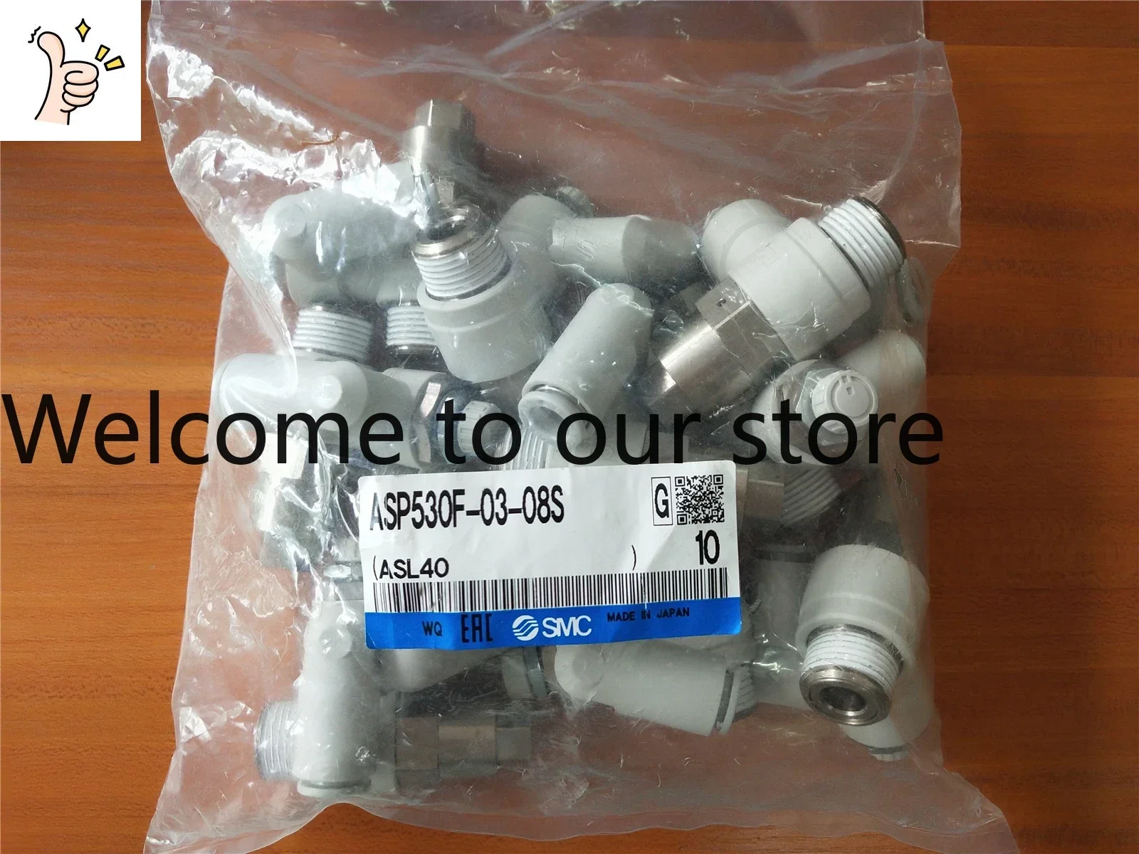 2026.4 New Genuine Japanese SMC Pilot Throttle Valve ASP530F-03-08S Branch Channel