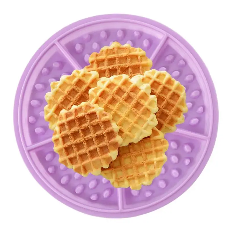 

Waffle Mold Non-stick Baking Tray Mould Cookie Chocolate Maker Non-stick Baking Tray Mould Waffle Maker Silicone Mold For Waffle