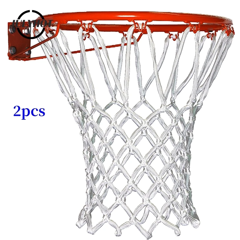 

2pcs Basketball Rim Mesh Net Standard Sports Basketball Net Loops Outdoor Sports Basketball Hoop Net Accessories