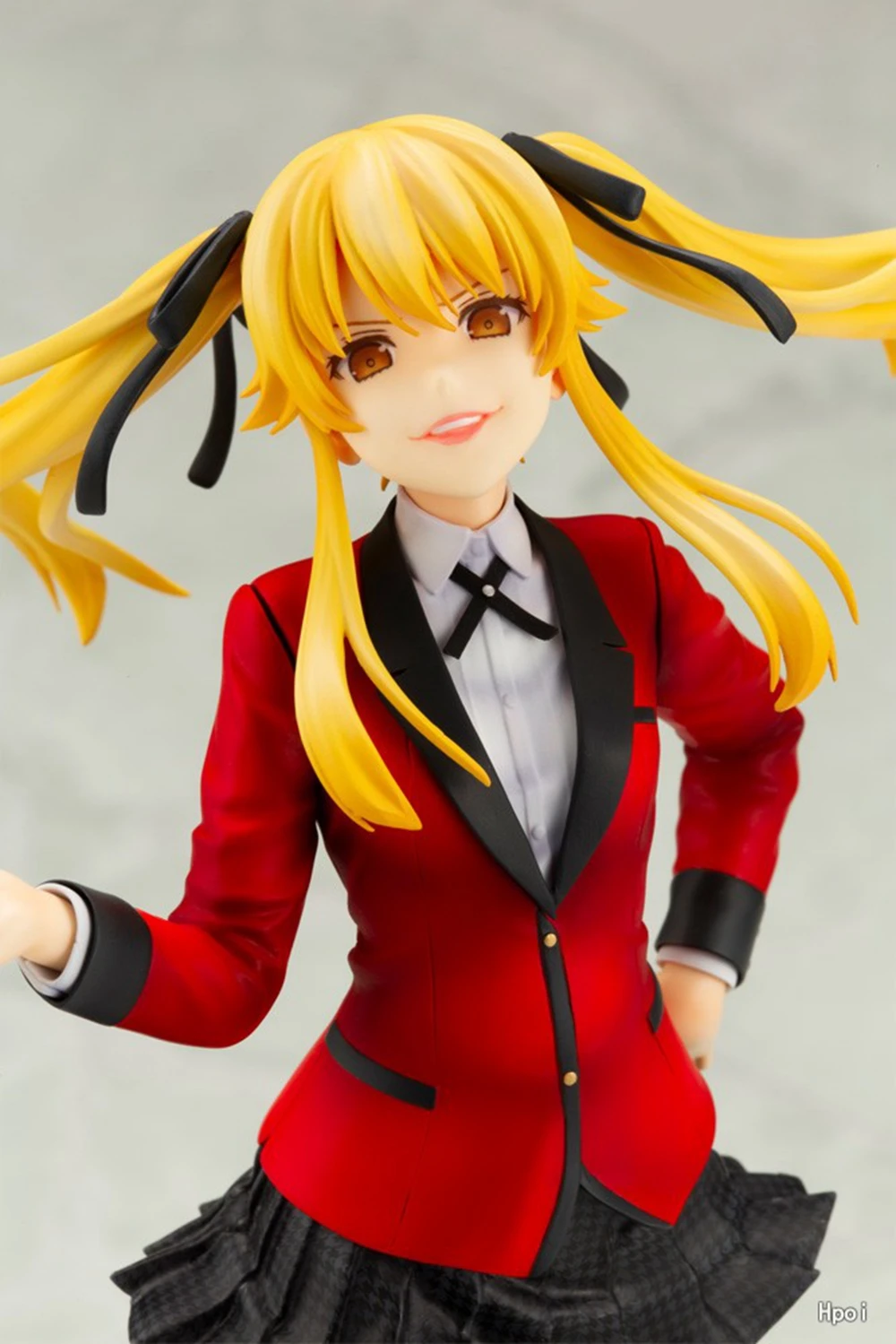 24CM Anime Kakegurui Twin Meari Saotome Figure Standing Model Toy Gift Collection Replaceable Face PVC Action Figure