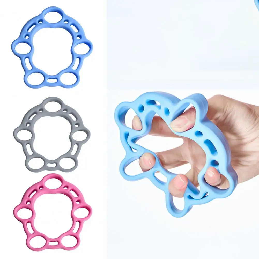 Hand Gripper High Elasticity Strength Trainer Portable Finger Strengthener Grip Resistance Band Finger Stretcher