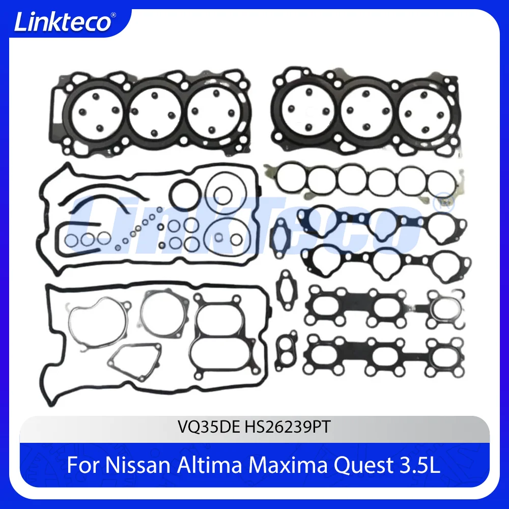 

VQ35DE Engine Overhaul Full Head Gasket Seals Kit Set Fit 04-06 3.5 L For INFINITI M35 FX 35 Nissan 350Z FAIRLADY 3.5L HS26239PT