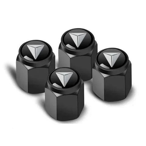 Новый сплав, черный материал для Deepal L07 S07 G318 S05 EV, колпачки для воздушных клапанов шин автомобиля, крышка штока с брендовыми аксессуарами, 4 шт.