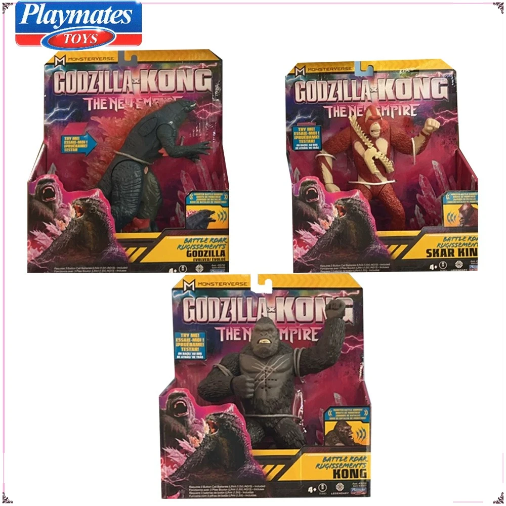 

Genuine Playmates Godzilla Vs Kong Action Figures Realistic Designs Durable and Display Worthy Decorative Model Christmas Gifts