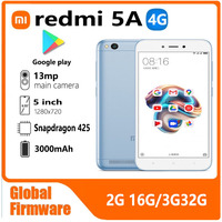 Xiaomi Redmi 5A smartphone 4G Global firmware Original  snapdragon 425 5inch 3000mAh used phone