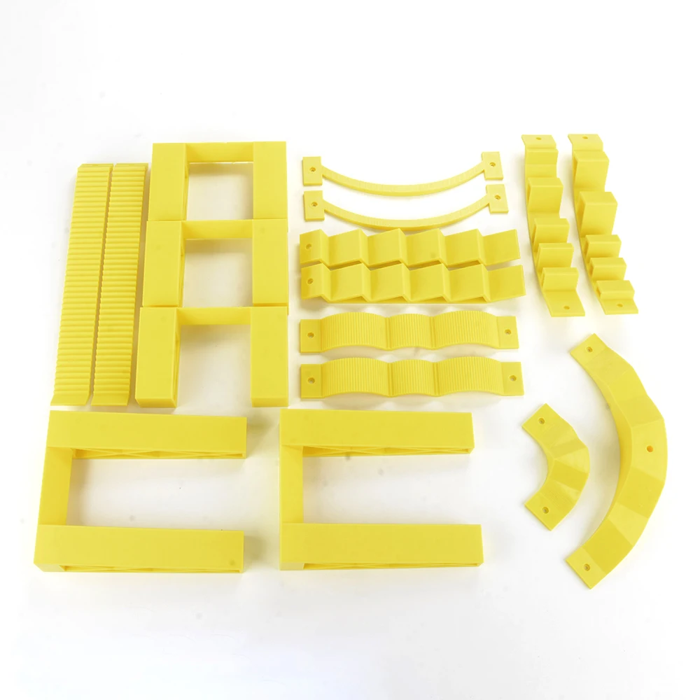 Combo de puente de obstáculos de escalada de simulación PYFORE para accesorios de oruga de coche modelo 1/24 1/18 RC