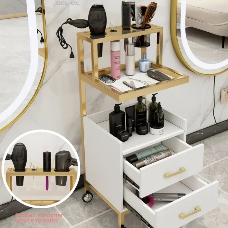 GZ-13 Barber Shop Tool Table Hair Cutting Cabinet Cart Dyeing and Perming Tool Cart