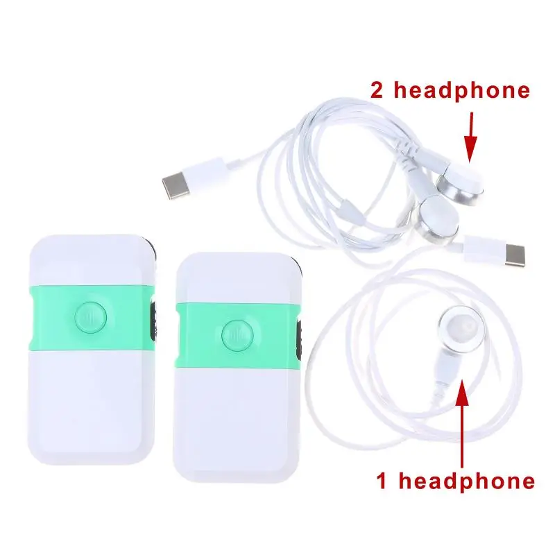 ポケット充電式補聴器-dhp-難聴用強力デジタルサウンドアンプ重度損失高齢者用補聴器