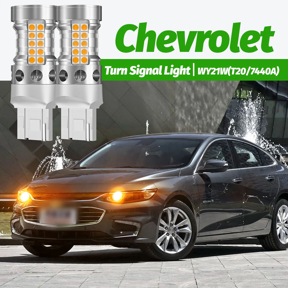 

2 шт. светодиодный указатель поворота WY21W T20 7440A Canbus для Chevrolet Malibu 2012 2013 2014 2015