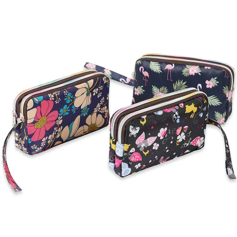 New Arrival Women's Long Wallet Fabric Coin Purse Ladies Handheld Phone Bag and Organizer Wallets