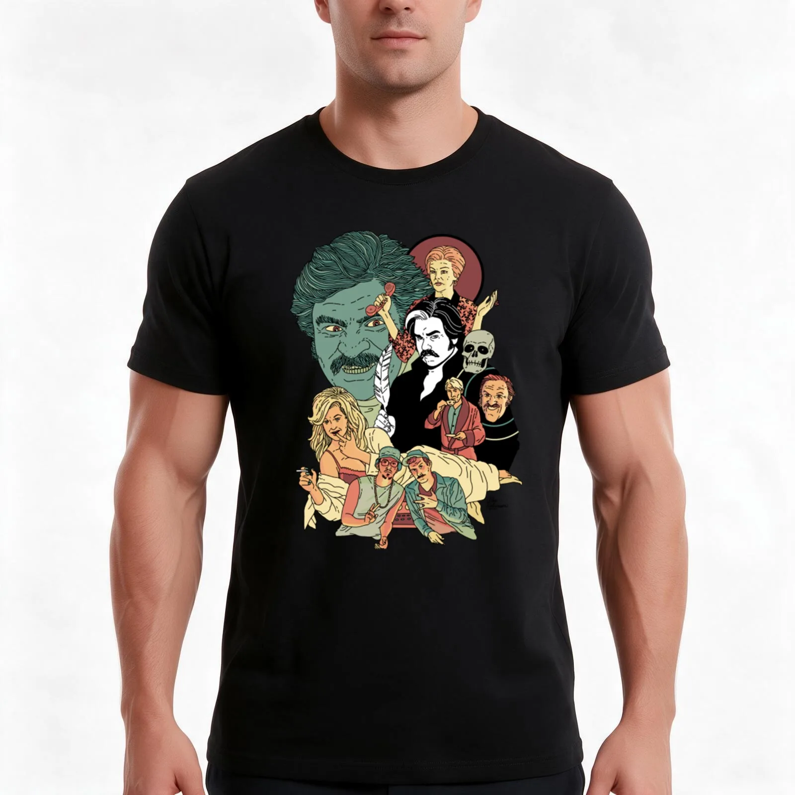 Toast Of London T-Shirt, Summer Casual Cotton Tee, Oversized Streetwear Tops, Vintage Graphic Print, Loose Fit Short Sleeve