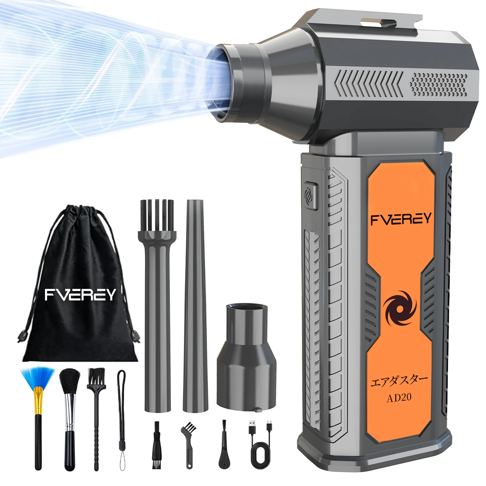 

Mini Turbo Jet Fan Turbo Violent Fan Powerful Blower with High Speed Duct Fan Handheld Duct Fan 200000 RPM Air Duster Blower